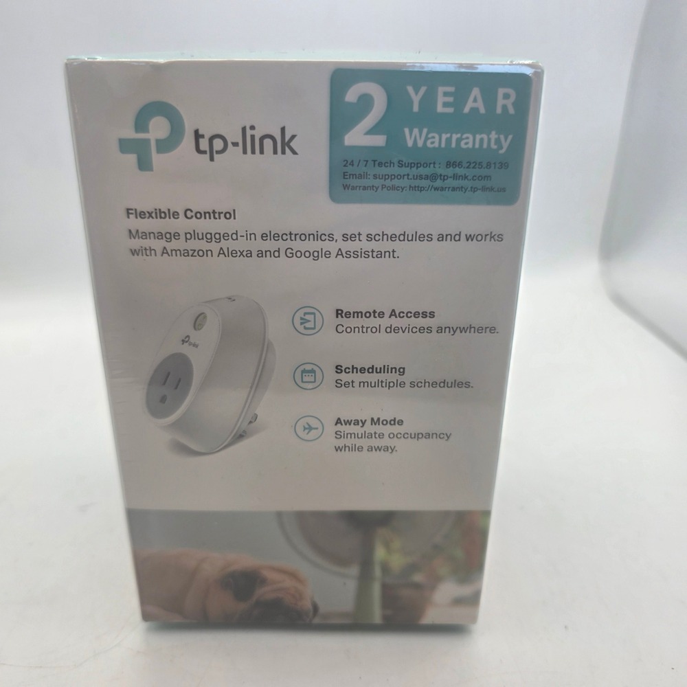 TP-Link HS100 Smart Wi-Fi Plug Alexa Google Assistant NEW Factory Sealed